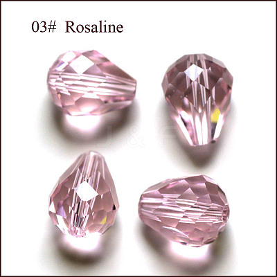 Imitation Austrian Crystal Beads SWAR-F062-12x10mm-03-1