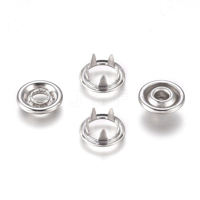 Copper Buttons Snap Stud Cap Socket Set KK-WH0033-89P-1