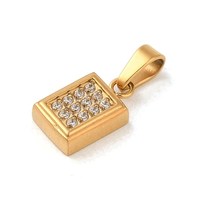 Ion Plating(IP) 304 Stainless Steel Pendants STAS-C103-09G-1