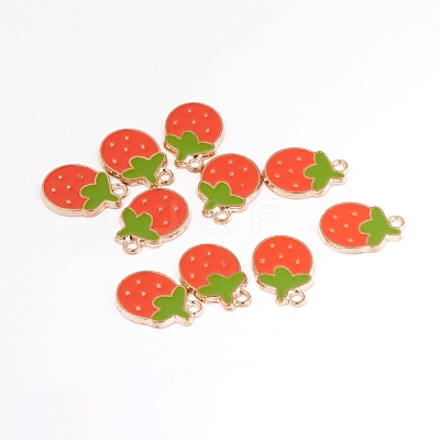 Alloy Enamel Pendants CD-TAC0001-20KCG-1