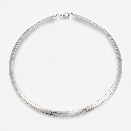 201 Stainless Steel Chain Necklaces STAS-Q226-10-6mm-1
