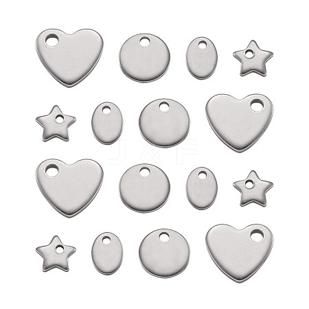 304 Stainless Steel Charms STAS-TA0002-04P-1