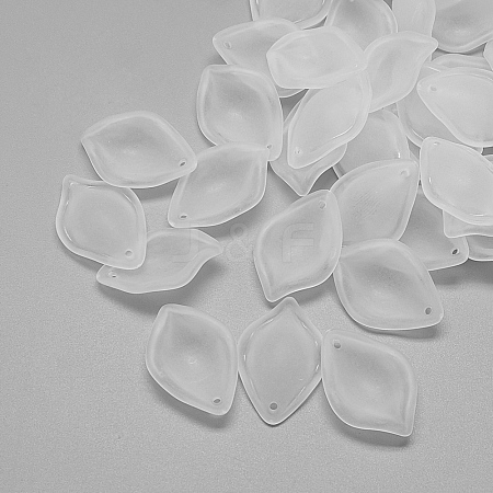 Transparent Acrylic Pendants LS-FACR-S026-19mm-SB518-1