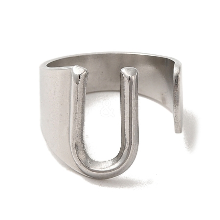 201 Stainless Steel Finger Rings RJEW-H223-04P-U-1