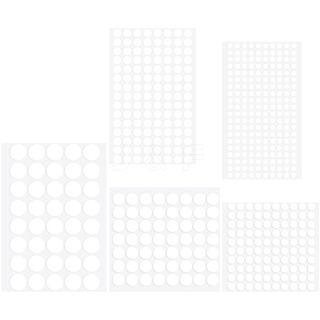 10 Sheets 5 Styles Double Sided Adhesive EVA Foam Sheets AJEW-SP0002-63B-1