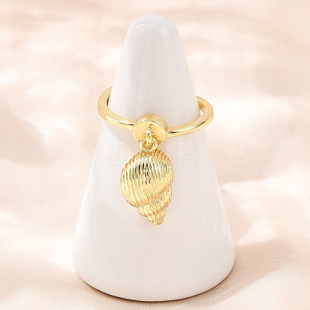 Brass Adjustable Finger Rings LS-RJEW-C145-04G-1