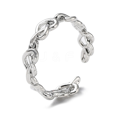 Brass Open Cuff Rings for Women LS-RJEW-G296-01P-1