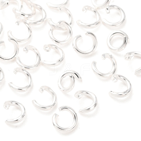 Brass Open Jump Rings KK-G604-08S-14-1