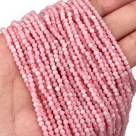 Natural Pink Opal Beads Strands X-G-H003-B06-02-1