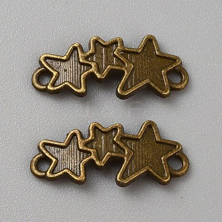 Tibetan Style Alloy Connector Charms LS-FIND-WH0152-771AB-1