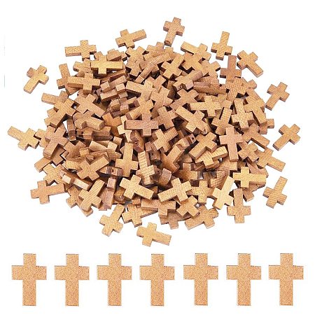 200Pcs Wood Pendants WOOD-SC0001-36D-1