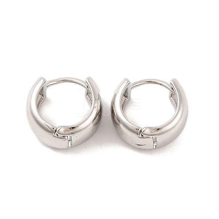 Brass Hoop Earrings for Women EJEW-U015-23P-02-1