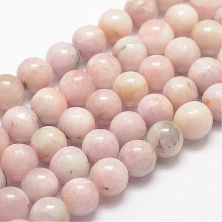 Natural Kunzite Beads Strands G-F461-08-6mm-1