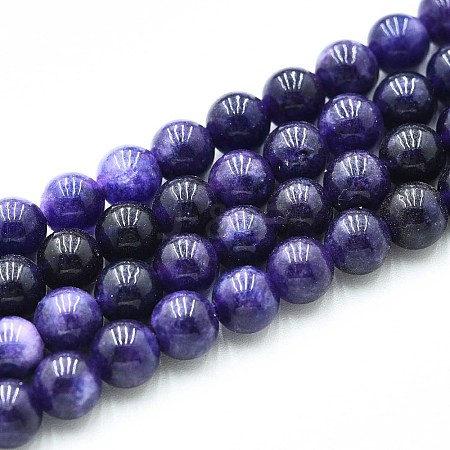 Natural Quartz Beads Strands G-N355-6mm-54-1