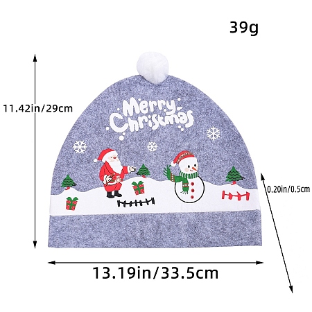 Cloth Santa Hat Car Headrest Cover PW-WG724CB-05-1