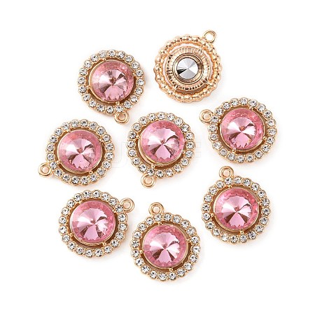 Zinc Alloy Rhinestone Pendants FIND-TAC0010-15KCG-05-1