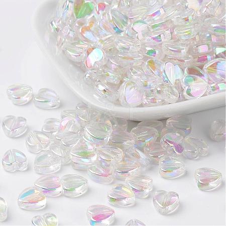 Transparent Acrylic Beads PL539-822-1