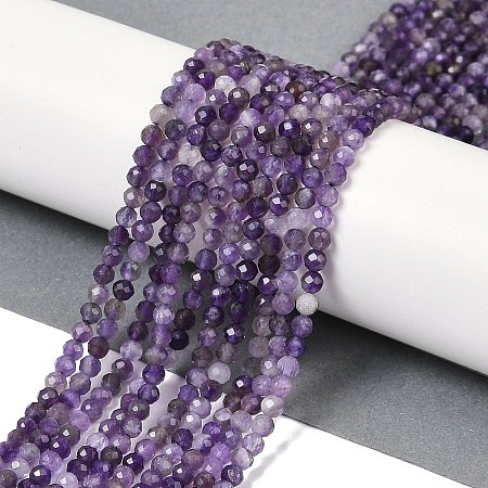 Natural Amethyst Beads Strands X-G-A252-A03-01-1