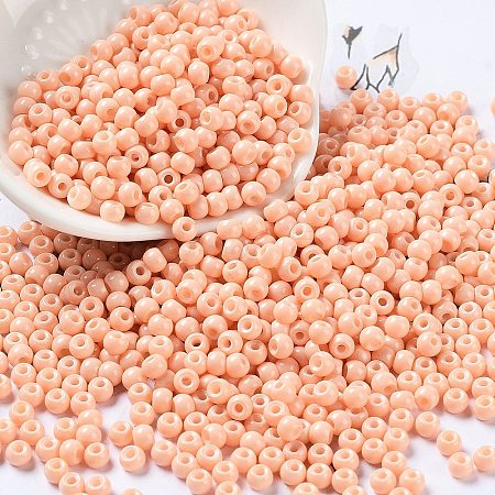 Baking Paint Glass Seed Beads SEED-H002-I-A527-1