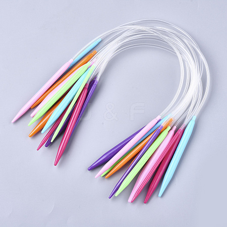 ABS Plastic Circular Knitting Needles TOOL-T006-44-1