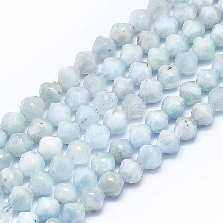 Natural Aquamarine Beads Strands G-F715-023-1