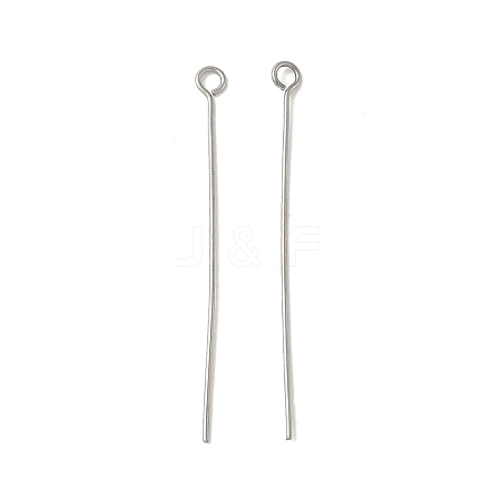 304 Stainless Steel Eye Pins STAS-K293-13P-0.6x40mm-1