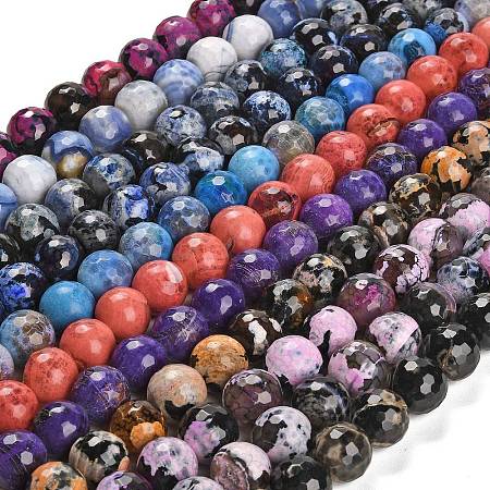 Natural Agate Beads Strands G-L595-A03-02D-1