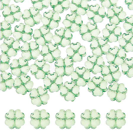 200Pcs Transparent Acrylic Beads TACR-HS0001-04-1