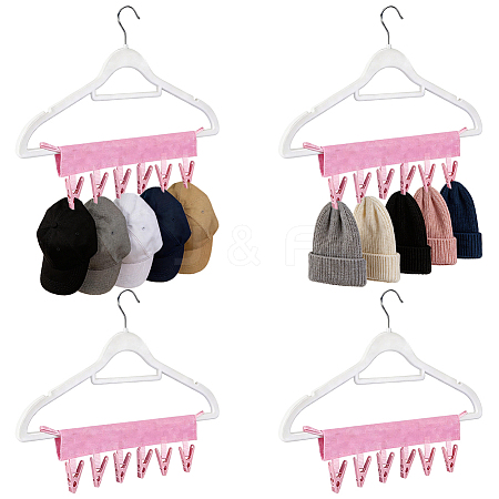 Fabric Hanging Clothes Peg Organizer AJEW-WH0455-394C-1