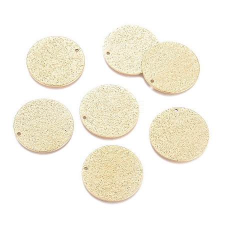 Ion Plating(IP) 304 Stainless Steel Pendants LS-STAS-G211-25mm-01G-1