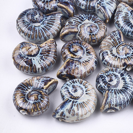 Handmade Porcelain Beads X-PORC-S498-32C-1