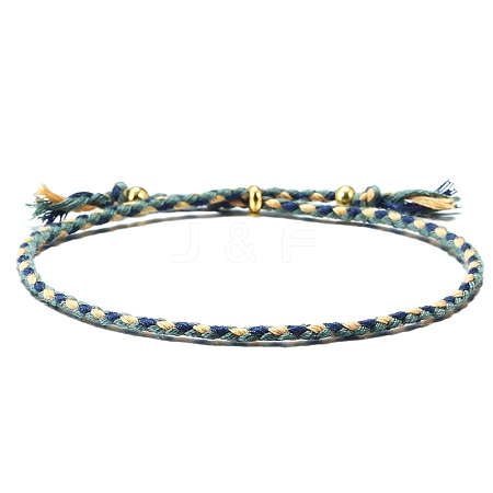 Cotton Cord Braided Adjustable Bracelets PW-WG12604-01-1