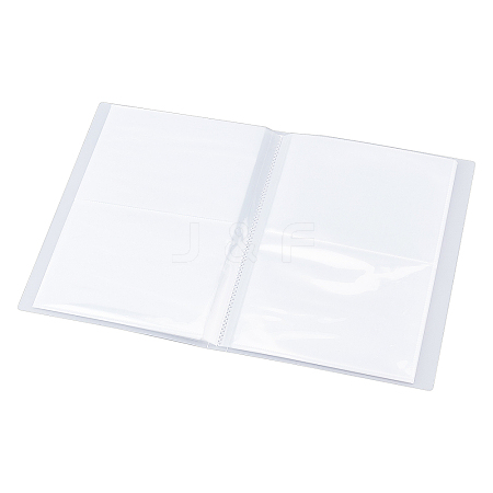 PP Plastic DIY Transparent Photo Album Scrapbooking AJEW-WH0223-26-1