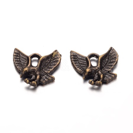 Tibetan Style Alloy Pendants X-TIBEP-20305-AB-NR-1