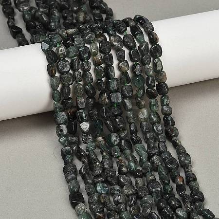 Natural Green Quartz Beads Strands G-Q060-D13-1