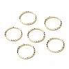 Brass Linking Rings KK-F831-018E-G-RS-1