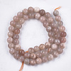 Natural Sunstone Beads Strands G-S333-6mm-038-2