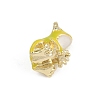 Alloy Enamel Charms FIND-I052-03G-04-2