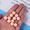 Opaque Striped Acrylic Beads LS-MACR-S373-27A-08-7