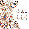 PandaHall Elite Enamel Pendants ENAM-PH0001-14-1