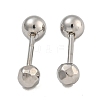 304 Stainless Steel Cartilage Earrings EJEW-B066-01I-P-1