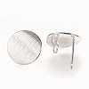 Brass Ear Stud Findings LS-X-KK-S336-15P-1