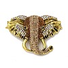 Alloy Rhinestone Brooch JEWB-K027-08AG-2