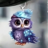 Acrylic Owl Pendant Decorations PW-WGC351F-01-1