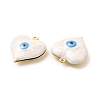 Brass Enamel Pendants KK-E075-03G-08-3