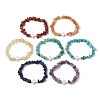 7Pcs Gmestone Chips Stretch Bracelets for Women BJEW-JB11405-2