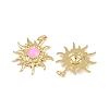Brass Enamel Pendants KK-L240-09G-3