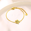 304 Stainless Steel Link Bracelets for Women FS-WG77E9A-02-1