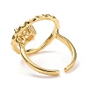 Hollow Ring with Cubic Zirconia Cuff Ring RJEW-E170-06G-3