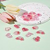 120Pcs 8 Style Plastic Enamel Cabochons KY-FS0001-38-9